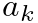 $a_{k}$